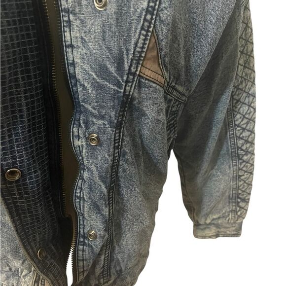 Vintage Ruth Douglas Sherpa Lined Denim Jacket Women Size Small Light Wash - Picture 4 of 16
